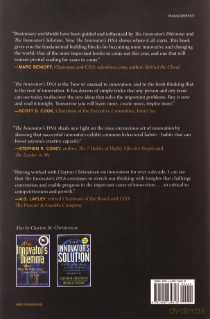 The Innovator's DNA: Mastering the Five Skills of Disruptive Innovators - Jeff Dyer [KSIĄŻKA]