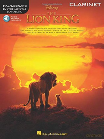 The Lion King - Clarinet Instrumental Play-Along [KSIĄŻKA]