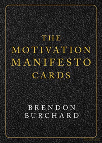 The Motivation Manifesto Cards: A 60-Card Deck - Brendon Burchard [KSIĄŻKA]