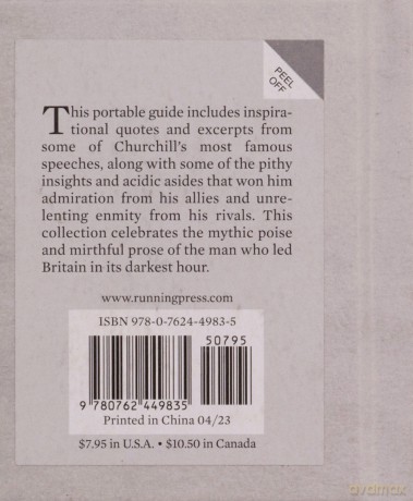 The Quotable Winston Churchill: A Collection of Wit and Wisdom (Rp Minis) - Running Press [KSIĄŻKA]