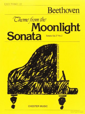 Theme From The Moonlight Sonata (Easy Piano No.22) [KSIĄŻKA]