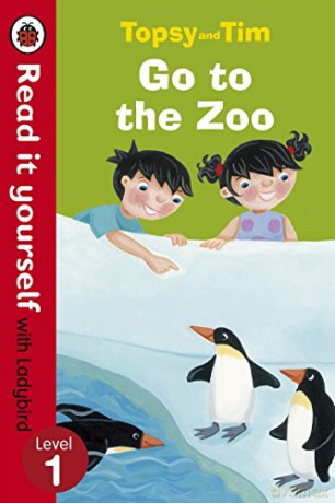 Topsy and Tim: Go to the Zoo - Read it yourself with Ladybird: Level 1 - Jean Adamson [KSIĄŻKA]