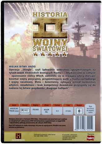 Encyklopedia II Wojny Światowej 57: Wielkie bitwy - Anzio [DVD]