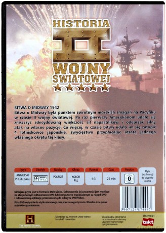 Encyklopedia II Wojny Światowej 56: Wielkie bitwy - Bitwa o Midway 1942 [DVD]
