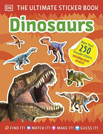 Ultimate Sticker Book Dinosaurs [KSIĄŻKA]