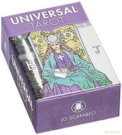 Universal Tarot - Mini Tarot: 78 full colour mini tarot cards and instructions [KSIĄŻKA]