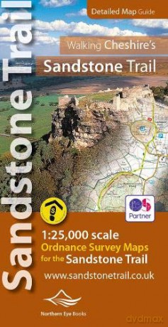 Walking Cheshire's Sandstone Trail - 1:25,000 OS Map Book [KSIĄŻKA]