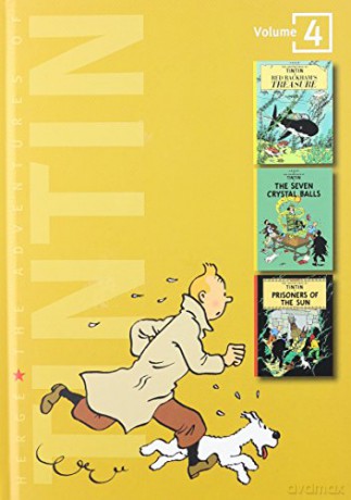WITH The Seven Crystal Balls AND Prisoners of the Sun: v. 1-7 (Tintin Three-in-one) [KSIĄŻKA]