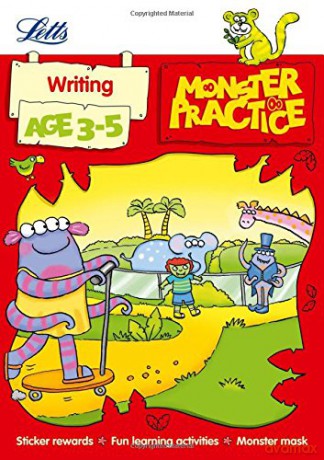 Writing Age 3-5 (Letts Monster Practice) [KSIĄŻKA]