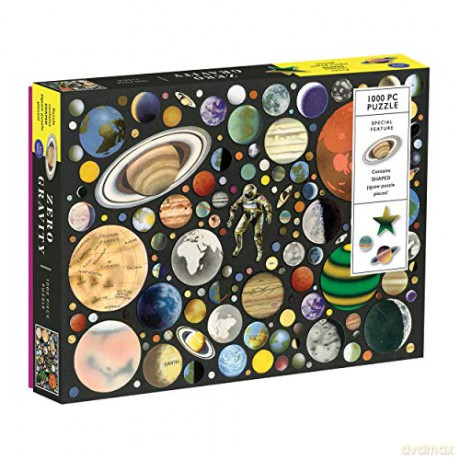 Zero Gravity 1000 Piece Puzzle With Shaped Pieces [KSIĄŻKA]