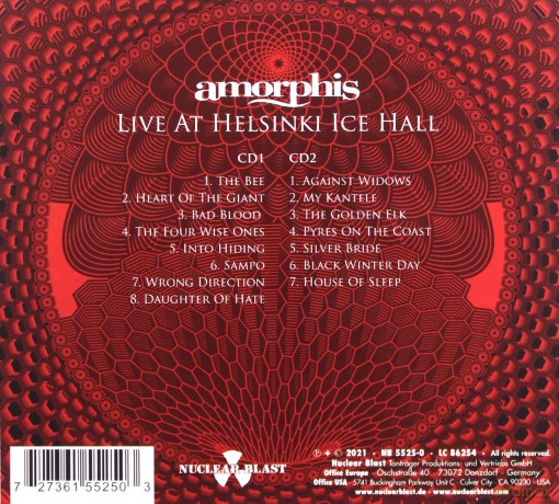 Amorphis: Live At Helsinki Ice Hall (digipack) [2CD]