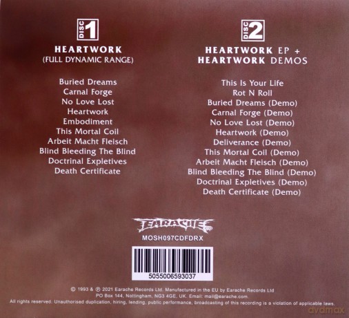 Carcass: Heartwork Ultimate Edition (digipack) [2CD]