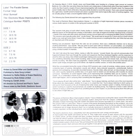 Sunroof: Electronic Music Improvisations Vol 1 [Winyl]