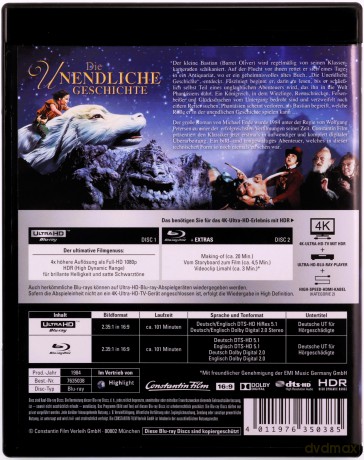 The NeverEnding Story (Niekończąca się opowieść) [Blu-Ray 4K]+[Blu-Ray]