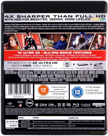 Scott Pilgrim vs. the World (Scott Pilgrim kontra świat) [Blu-Ray 4K]+[Blu-Ray]