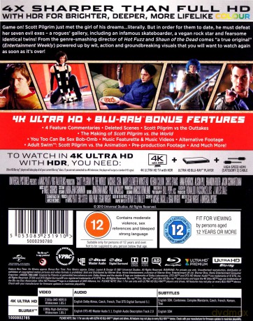 Scott Pilgrim vs. the World (Scott Pilgrim kontra świat) [Blu-Ray 4K]+[Blu-Ray]