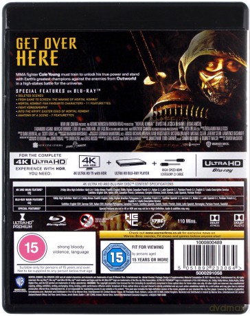 Mortal Kombat [Blu-Ray 4K]+[Blu-Ray]