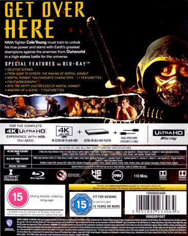 Mortal Kombat [Blu-Ray 4K]+[Blu-Ray]