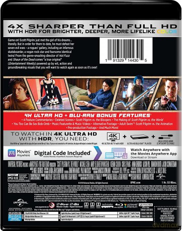 Scott Pilgrim vs. the World (Scott Pilgrim kontra świat) [Blu-Ray 4K]+[Blu-Ray]
