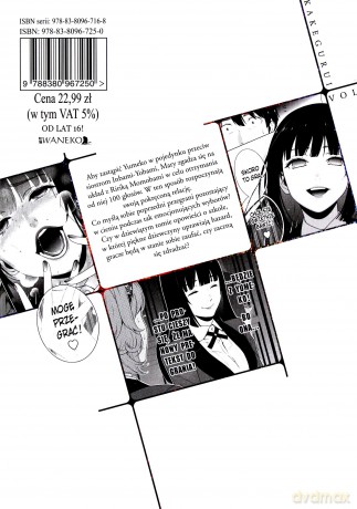 Kakegurui - Szał hazardu (Tom 9) - Homura Kawamoto [KOMIKS]