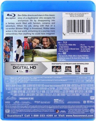 Sekretne życie Waltera Mitty [Blu-Ray]+[DVD]+[CD]