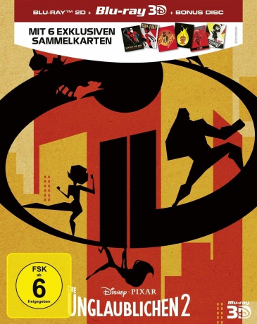 Incredibles 2 (Iniemamocni 2) [Blu-Ray 3D]+[2xBlu-Ray]