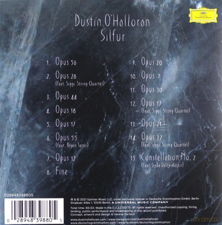 Dustin O'holloran: Silfur [CD]