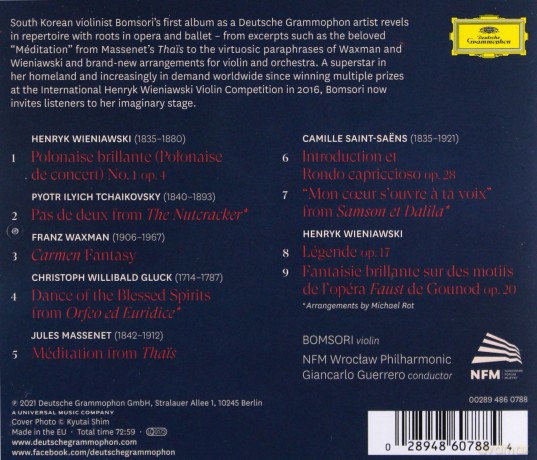 Bomsori Kim: Violin On Stage [CD]