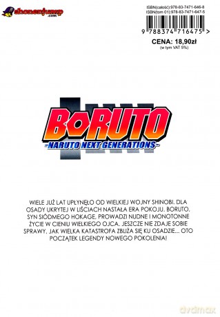 Boruto (Tom 1) - Ukyo Kodachi [KOMIKS]