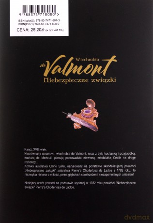 Wicehrabia Valmont (Tom 1) - Chiho Saito [KOMIKS]