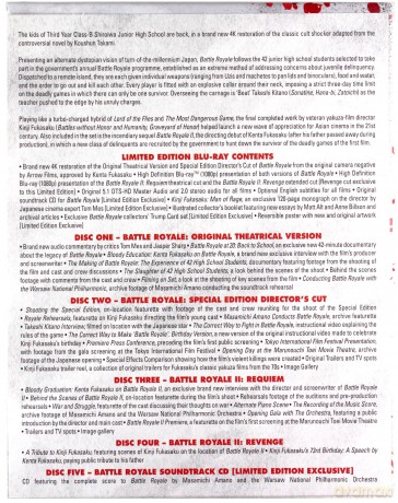 Battle Royale (Limited Edition) [4xBlu-Ray]+[CD]