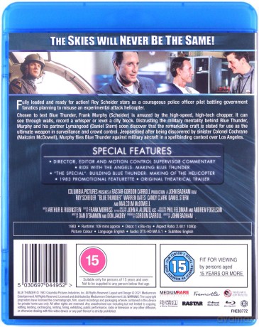 Blue Thunder (Błękitny grom) [Blu-Ray]