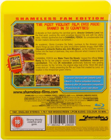 Cannibal Ferox (Niech umierają powoli) [Blu-Ray]