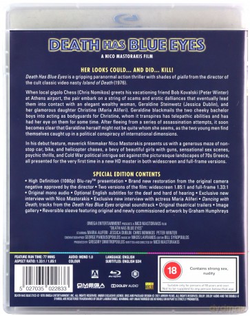 Death Has Blue Eyes [Blu-Ray]