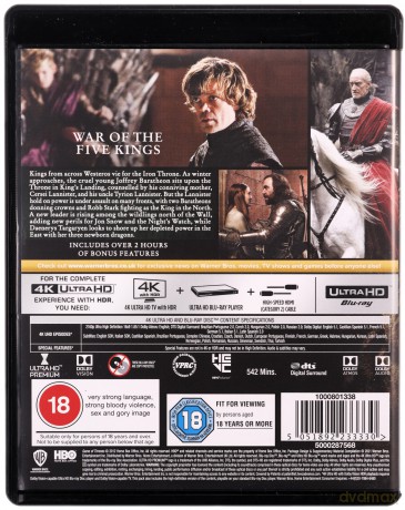 Gra o tron Sezon 2 [4xBlu-Ray 4K]