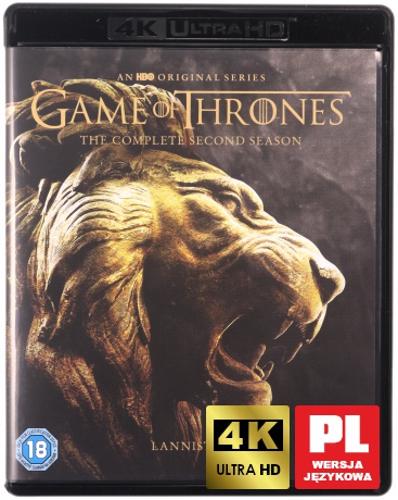 Gra o tron Sezon 2 [4xBlu-Ray 4K]