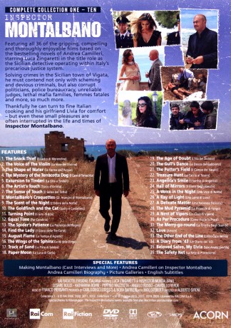 Inspector Montalbano Season 1-10 (Komisarz Montalbano) [18DVD]