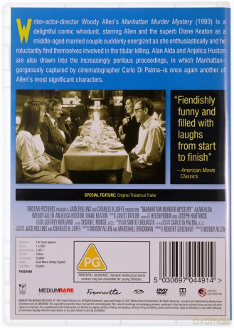 Manhattan Murder Mystery (Tajemnica morderstwa na Manhattanie) [DVD]