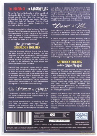 Sherlock Holmes: The Basil Rathbone Collection (Pies Baskerville'ów) [5DVD]