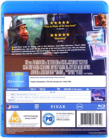 Soul (Co w duszy gra) [Blu-Ray]