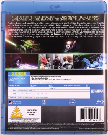 Star Wars: The Clone Wars Season 6: The Lost Missions (Gwiezdne wojny: Wojny klonów) [2xBlu-Ray]