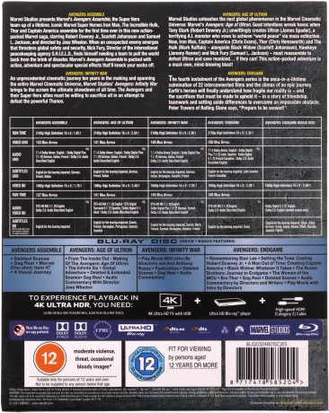 The Avengers 1-4 Collection [4xBlu-Ray 4K]+[5xBlu-Ray]