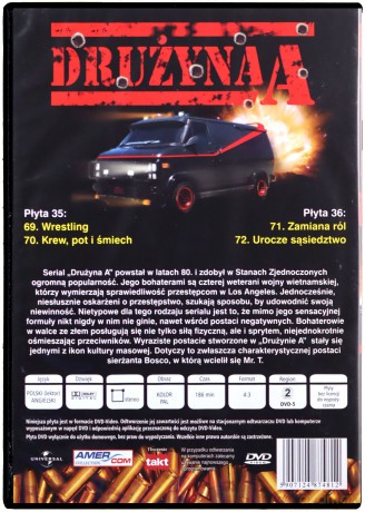 Drużyna A cz. 18 (odcinki 69-72) [2DVD]