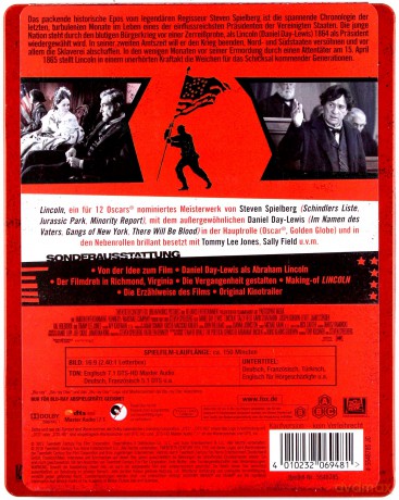 Lincoln (steelbook) [Blu-Ray]