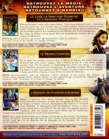 The Chronicles of Narnia - Trilogy (Opowieści z Narnii - Trylogia) [3xBlu-Ray]