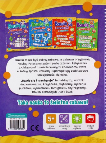 Bawię się i rozwiązuję z pieskiem. 5+ [KSIĄŻKA]