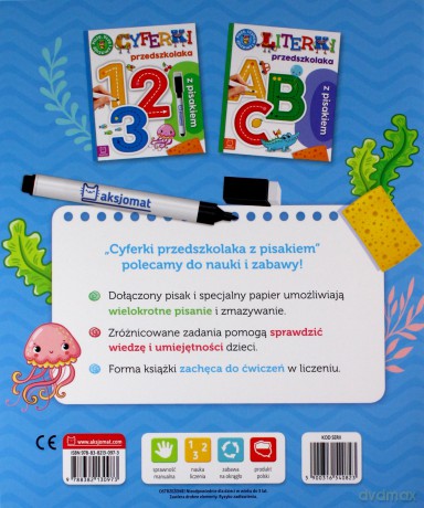 Cyferki przedszkolaka z pisakiem. Piszę, liczę i zmazuję. Wydanie specjalne - Agnieszka Bator [KSIĄŻKA]