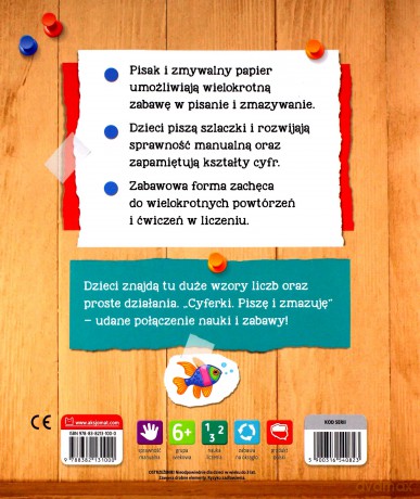 Cyferki. Liczę i zmazuję. Wydanie specjalne - Agnieszka Bator [KSIĄŻKA]
