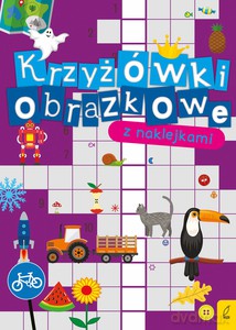 Krzyżówki obrazkowe z naklejkami [KSIĄŻKA]