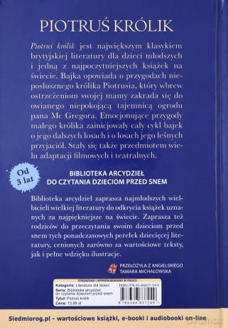 Piotruś królik - Beatrix Potter [KSIĄŻKA]